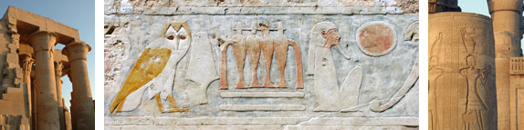 Egypt Temples Hieroglyphic