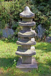 Japanese garden pagoda